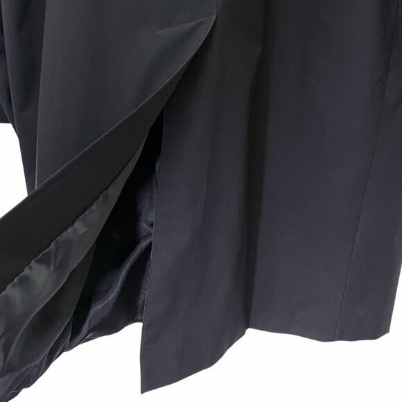 Banana Republic Y2K Trench Coat Black Raincoat Men’s Size XL Vintage Spring 2001 - Picture 9 of 10